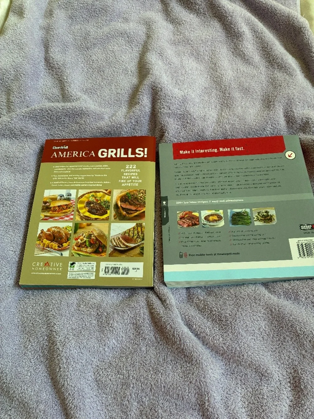 Set of 2 Grilling Cookbooks